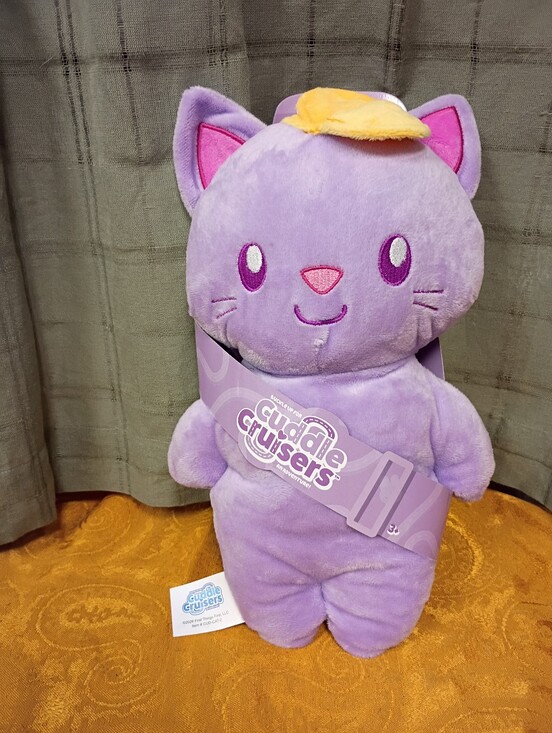 Cuddle Cruisers Other - NWT Cuddle Cruisers Purrcy The Cat Seatbelt/Backpack Strap Cover 12"